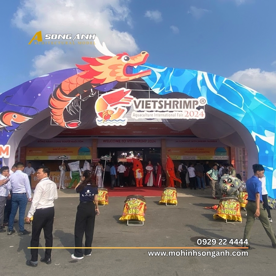 Dự án sa bàn của Song Anh tại sự kiện Viet Shrimp 2024