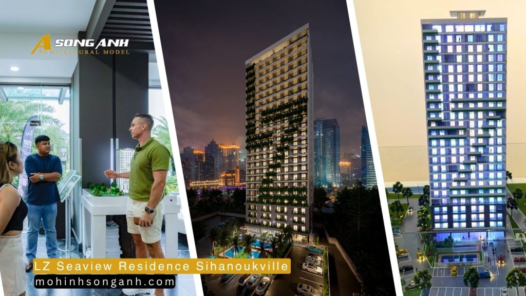 Mô hình kiến trúc LZ Seaview Residence